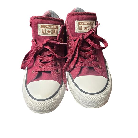 ⭐️Converse Allstar Burgundy Maroon Lowtop Shoes Sz 7 - Picture 1 of 8